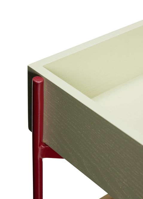 Hovedbilde Hübsch Fresh Trillebord FSC Kakhi / Burgunder