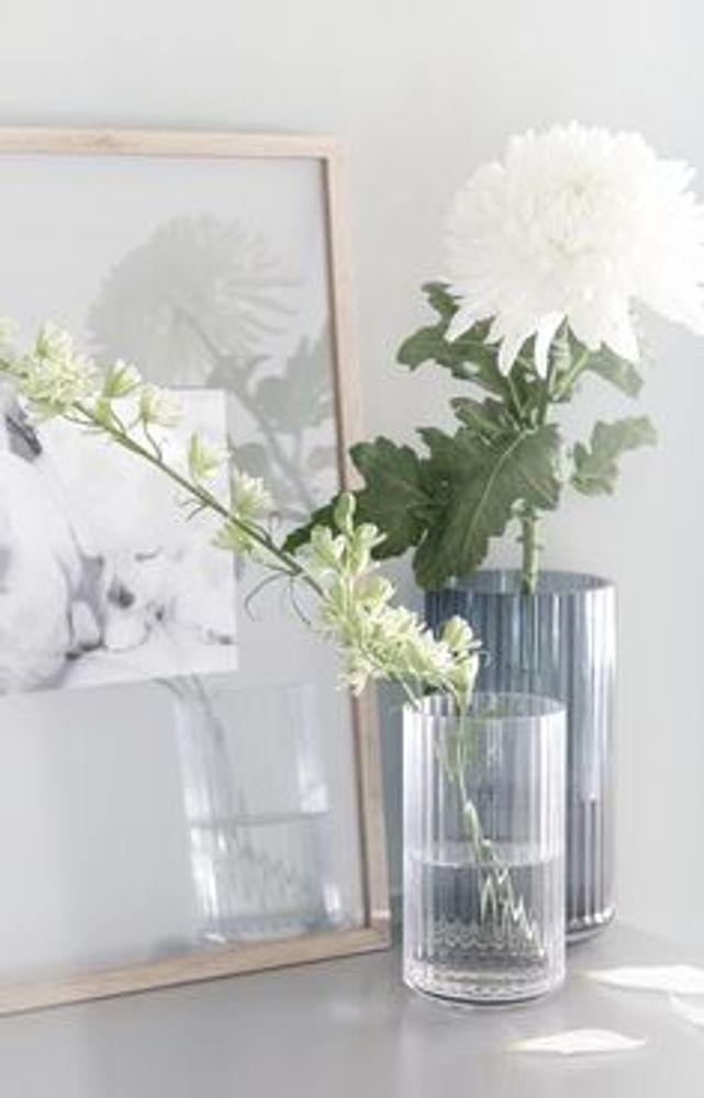 Lyngby Porcelæn Vase glass 20 cm blå