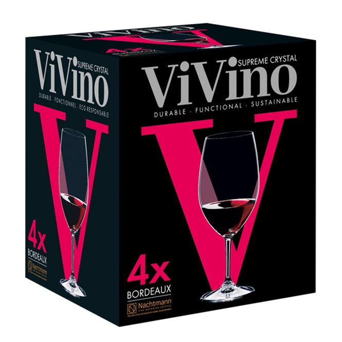 Hovedbilde Nachtmann Vivino Bordeaux Vinglass 61 cl 4-pk