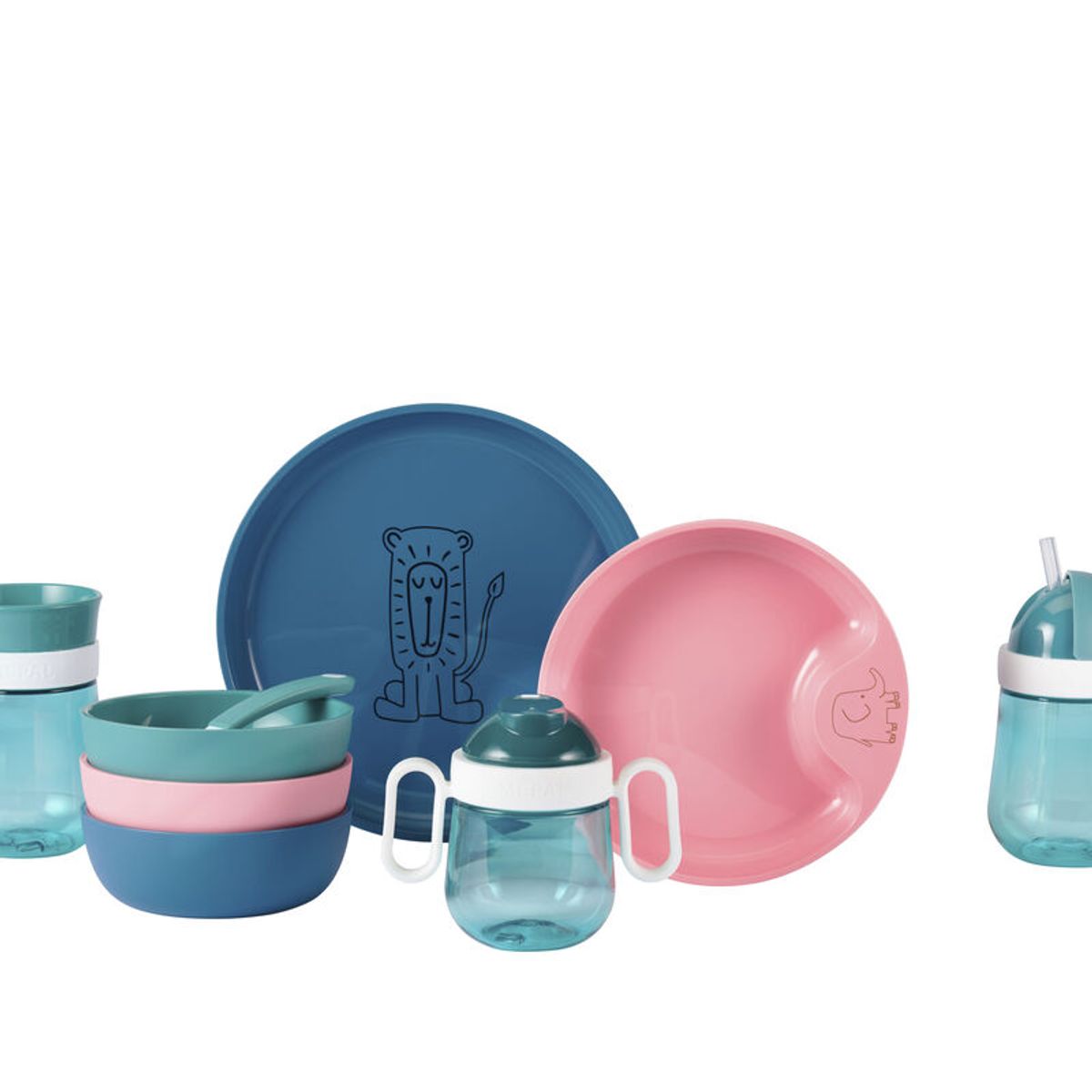 Mepal Mio Nybegynnertallerken Flowers & Butterflies