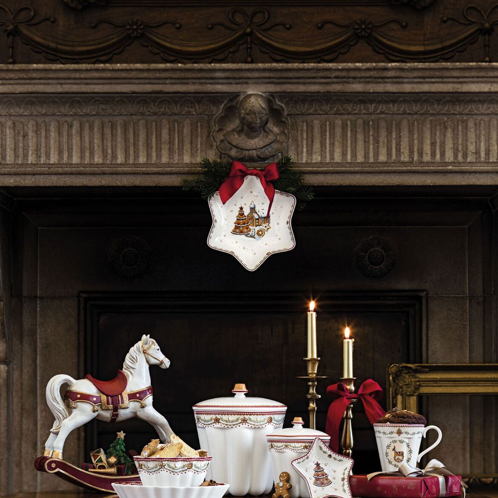Villeroy & Boch Winter Bakery stjernebolle pepperkakehus