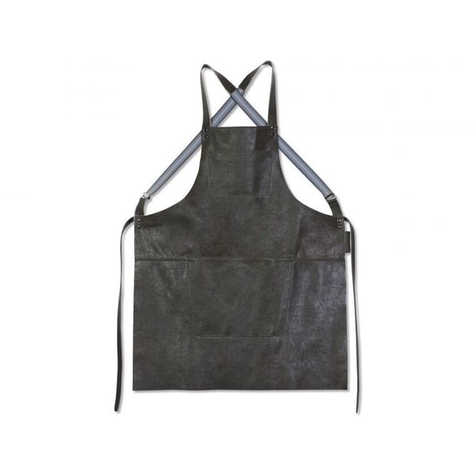 Hovedbilde Dutchdeluxes Suspender Forkle Skinn Vintage Grey