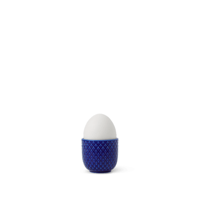 Hovedbilde Lyngby Porcelæn Rhombe Color Eggeglass Mørk Blå ...