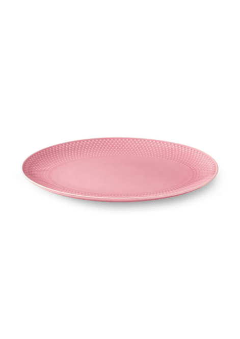 Hovedbilde Lyngby Porcelæn Rhombe Color Ovalfat Rosa 28x21 ...