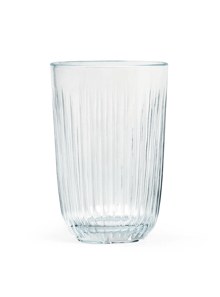 Kähler Hammershøi Vannglass Klar 37 cl 4 stk