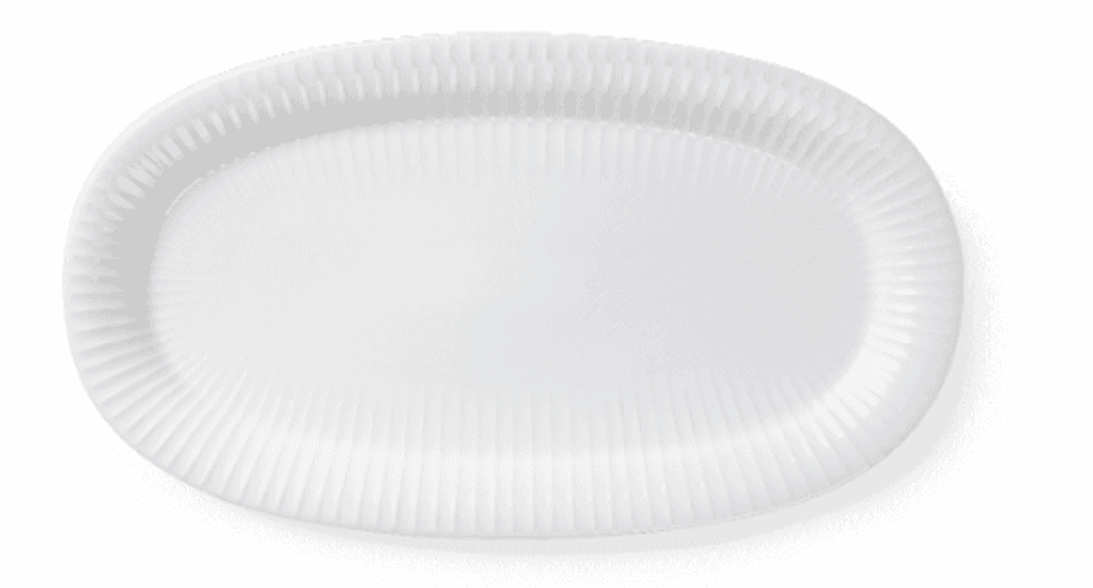 Kähler Hammershøi Oval Serveringsfat 40x22.5 cm