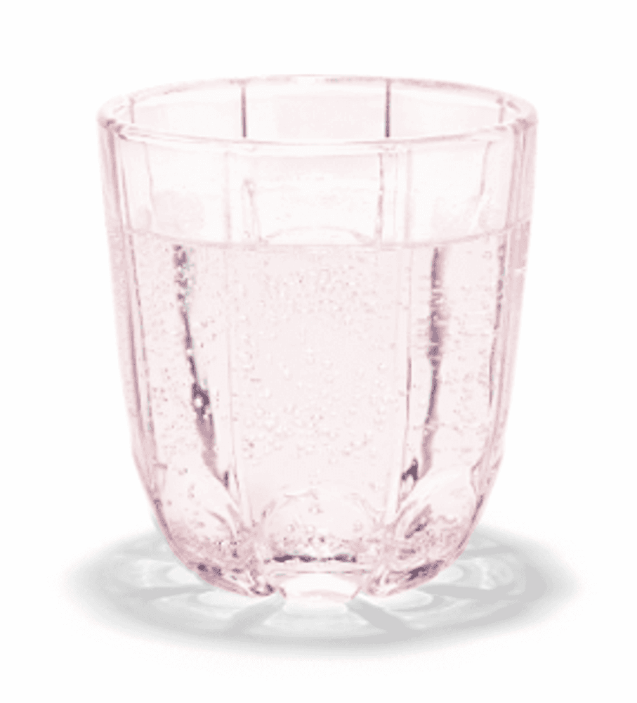 Holmegaard Lily Vannglass Rosa 32 cl 2 stk