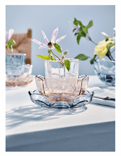 Hovedbilde Holmegaard Lily Vannglass Rosa 32 cl 2 stk