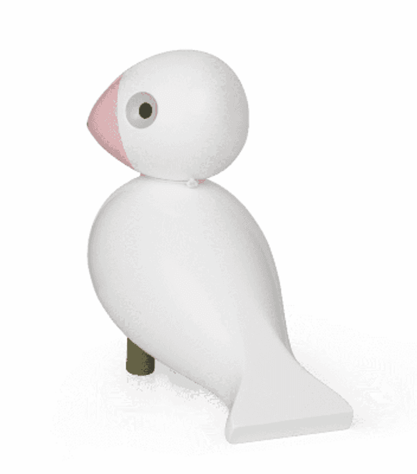Hovedbilde Kay Bojesen Love Sangfugl H15.5 cm