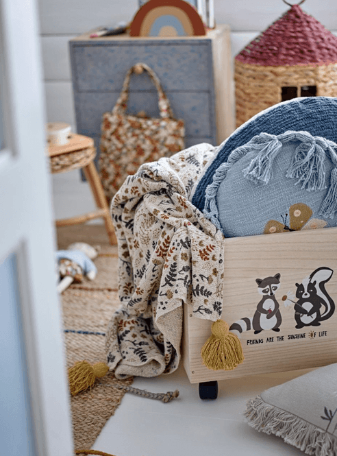 Hovedbilde Bloomingville MINI Filipa Teppe Bomull Gul