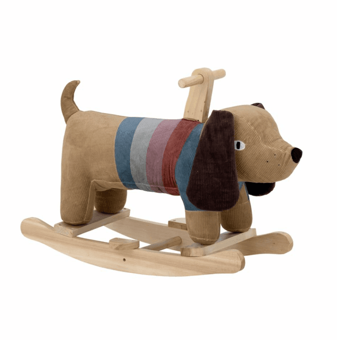 Hovedbilde Bloomingville MINI Charlie Gyngeleke Hund Brun