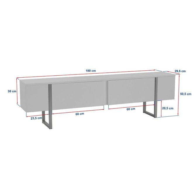 Hovedbilde Nordure Onera TV-benk – Travertine / Milano ...