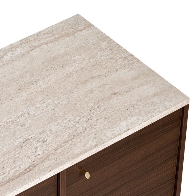 Hovedbilde Nordure Varen konsollbord – Travertine / Milano ...