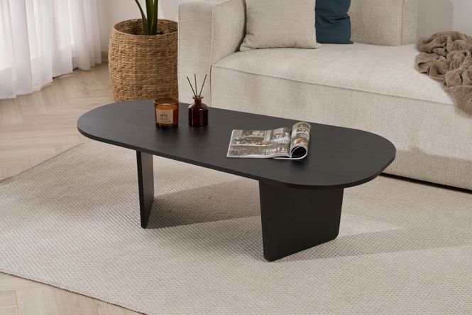Hovedbilde Nordure Ovalis sofabord – Wood Black