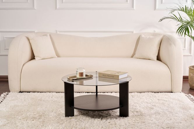 Hovedbilde Nordure Clara sofabord – Wood Black / Fume