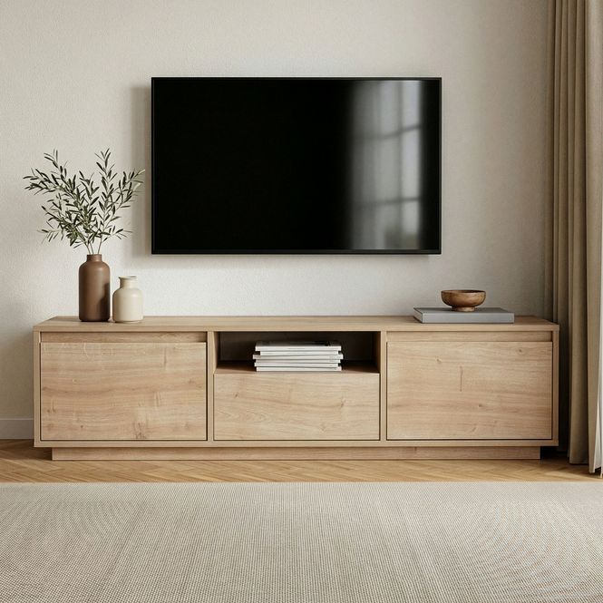 Hovedbilde Nordure Sentinel TV-benk – Sapphire Oak