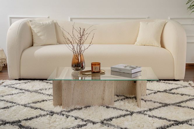 Hovedbilde Nordure Flavio sofabord – Travertine