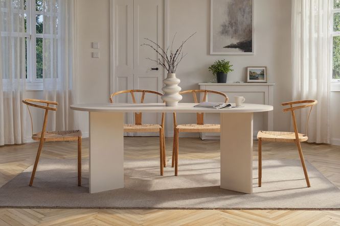 Hovedbilde Nordure Sablin spisebord – Wood White
