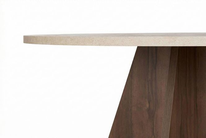 Hovedbilde Nordure Virella spisebord – Travertine/Venezia ...