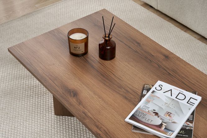 Hovedbilde Nordure Sabin sofabord – VNT Walnut