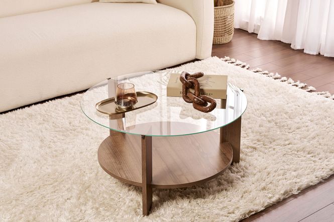 Hovedbilde Nordure Clara sofabord – Venezia Walnut / ...