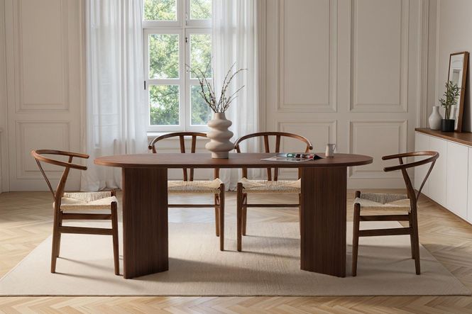 Hovedbilde Nordure Sablin spisebord – Milano Walnut