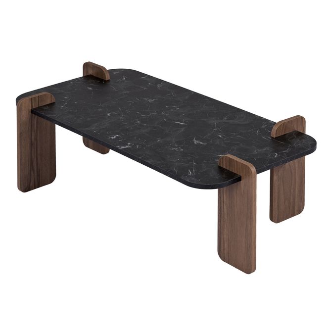 Hovedbilde Nordure Renard sofabord – Lotus/Venezia Walnut