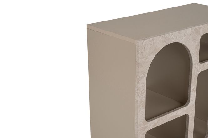 Hovedbilde Nordure Lessa konsollbord – Travertine/Sandstone