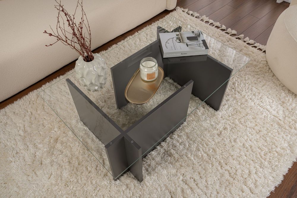 Nordure Vetrino sofabord – antrasitt