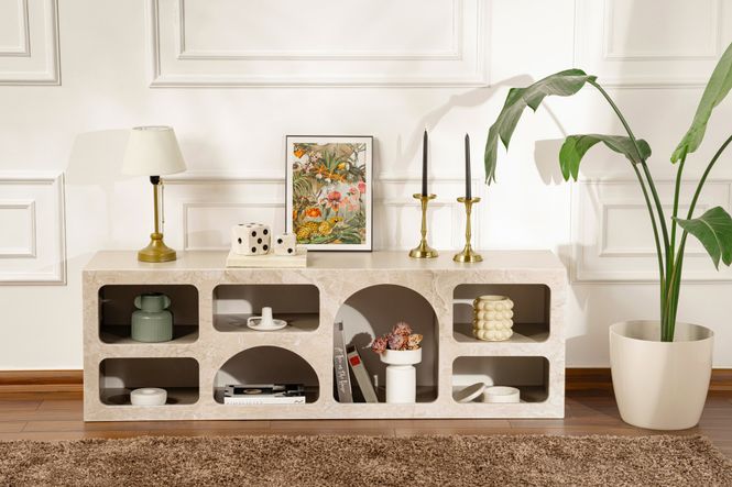 Hovedbilde Nordure Ferlis konsollbord – Travertine / ...