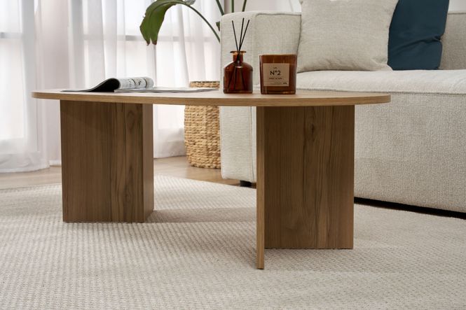 Hovedbilde Nordure Sable sofabord – VNT Oak