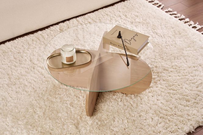 Hovedbilde Nordure Aeris sofabord – Sapphire Oak / ...