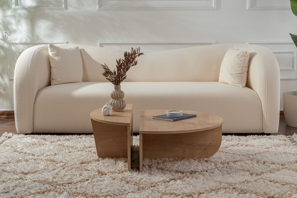 Nordure Orion sofabord – Honey Oak
