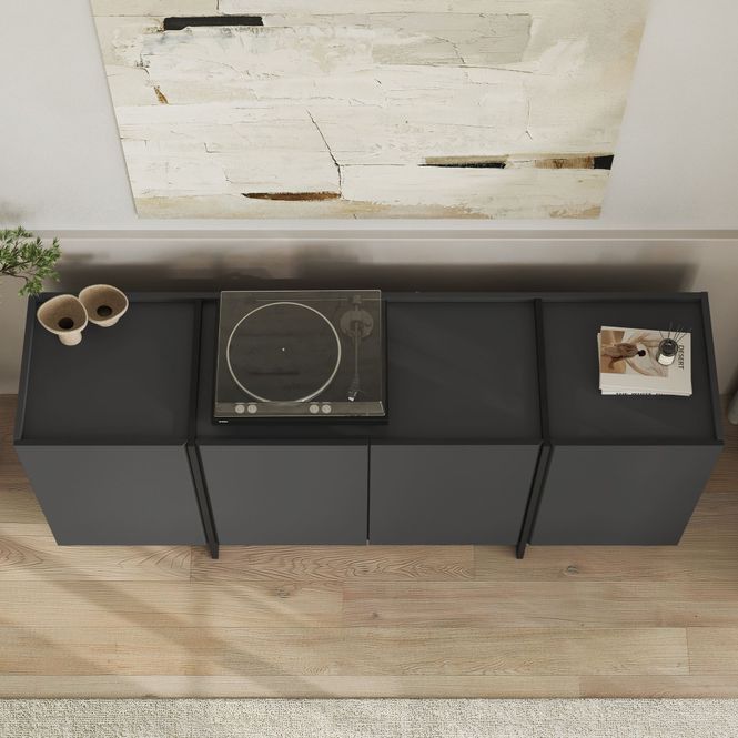 Hovedbilde Nordure Dorma konsollbord – antrasitt/svart