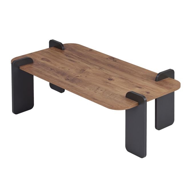 Hovedbilde Nordure Renard sofabord – Atlantic Pine/antrasitt