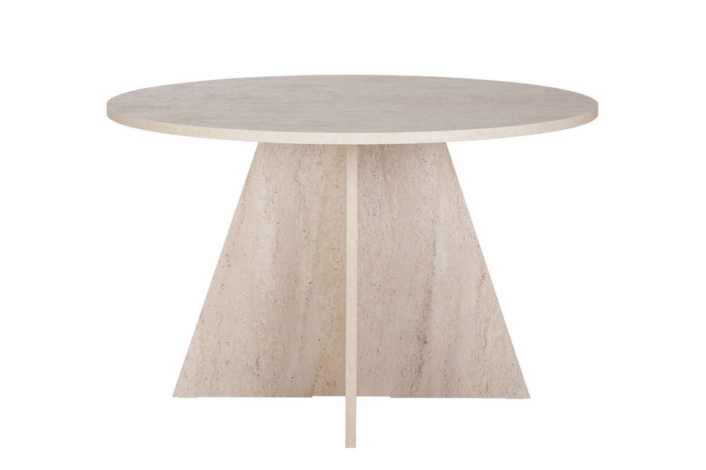Nordure Virella spisebord – Travertine