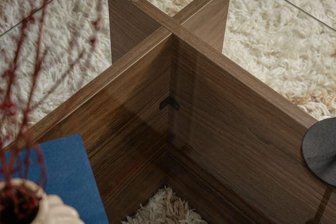 Hovedbilde Nordure Vetrino sofabord – Venezia Walnut