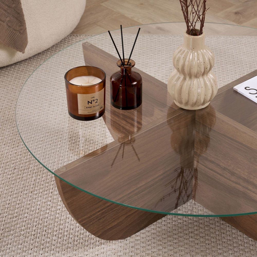 Nordure Liya sofabord – Venezia Walnut