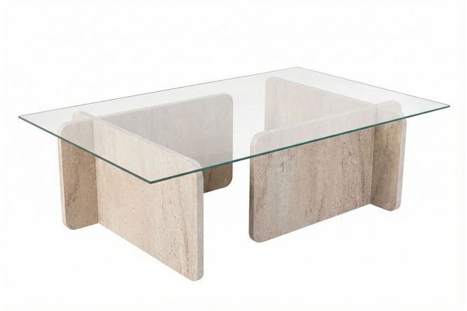 Hovedbilde Nordure Flavio sofabord – Travertine