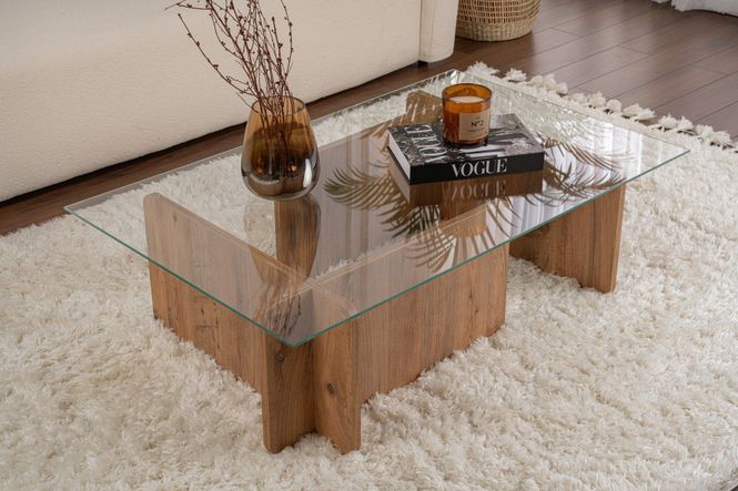 Hovedbilde Nordure Flavio sofabord – Atlantic Pine