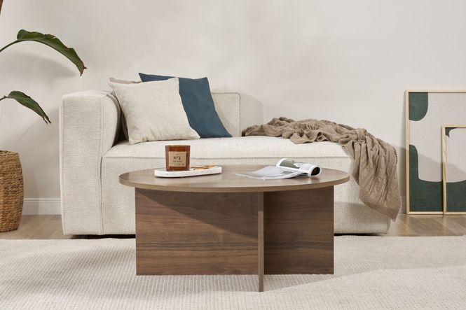 Hovedbilde Nordure Soleil sofabord – Venezia Walnut