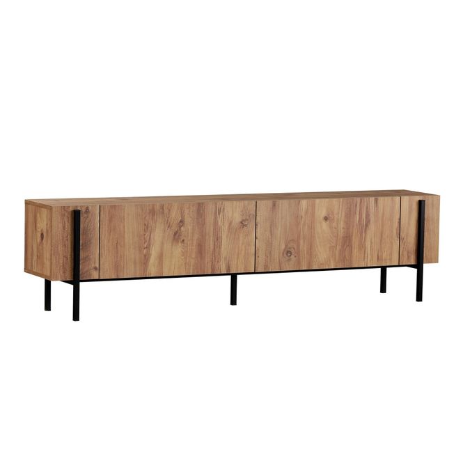 Hovedbilde Nordure Nexus TV-benk – Atlantic Pine / svart