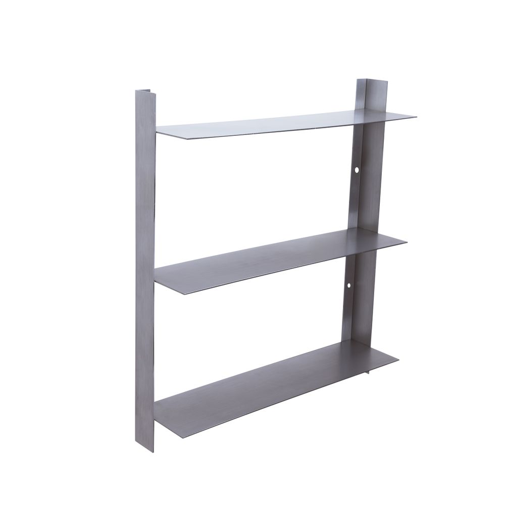 Hübsch Acier reol 41x11x46 cm – børstet stål