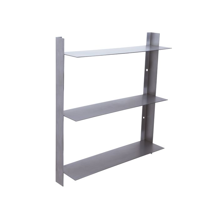 Hovedbilde Hübsch Acier reol 41x11x46 cm – børstet stål