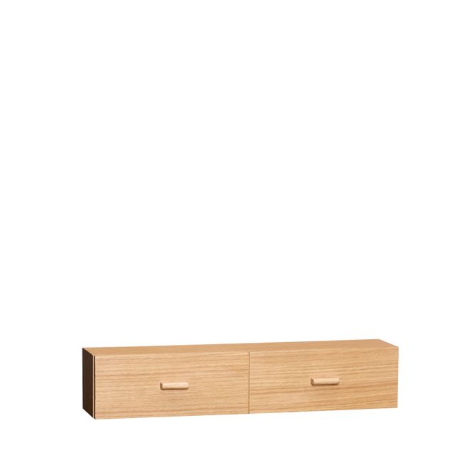 Hovedbilde Hübsch Shuno Reol 60x14x12 cm – natur/oransje