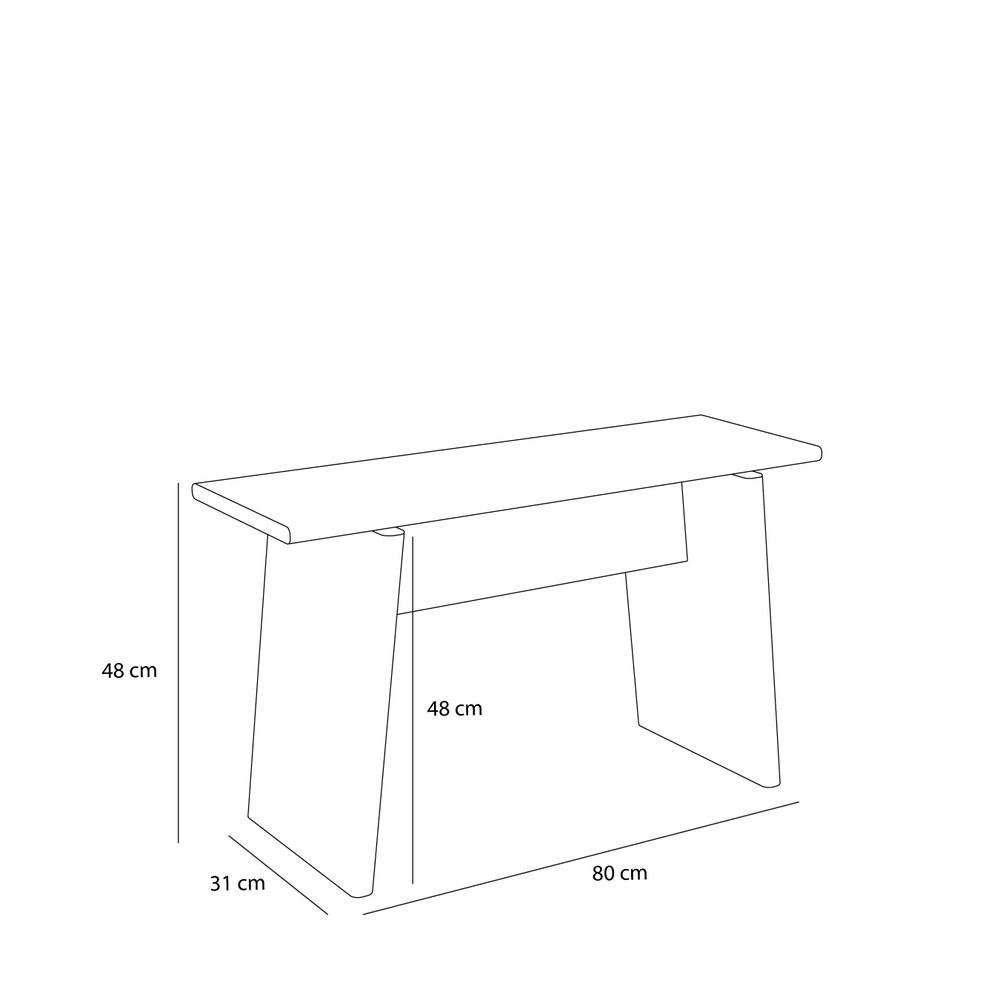 Hübsch Baenk skammel 80x31 cm – natur