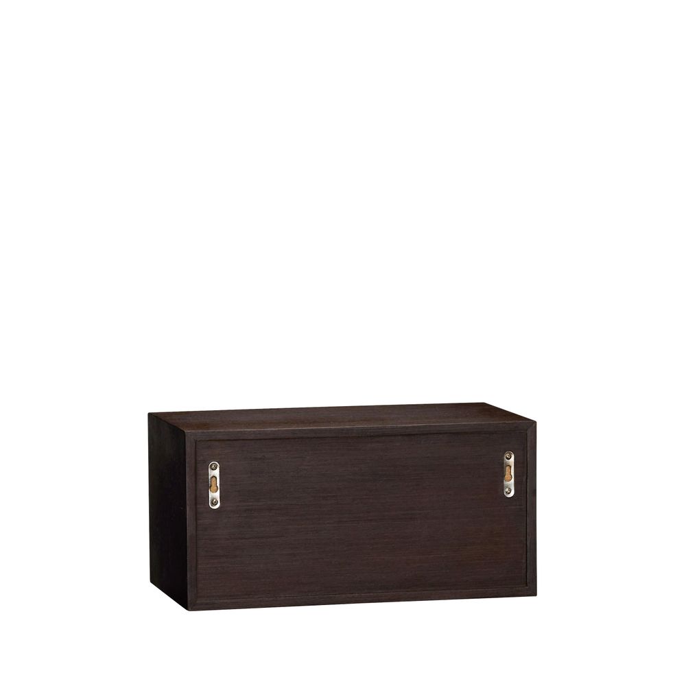 Hübsch Herringbone vegghylle 40x20 cm – brun