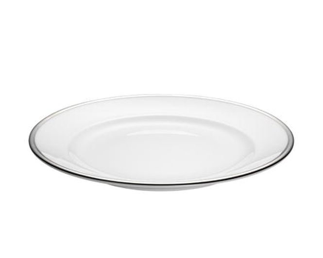 Hovedbilde Pillivuyt Bistro tallerken hvit/sølv - 21 cm