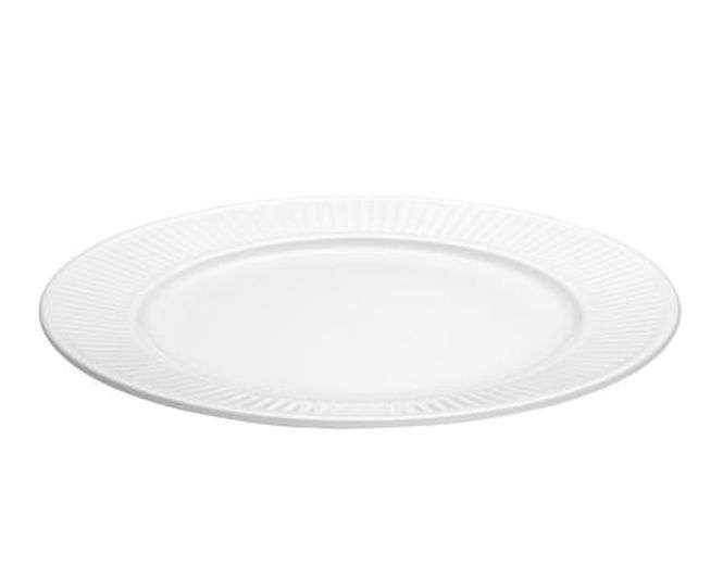 Hovedbilde Pillivuyt Plissé tallerken flat hvit - 26 cm