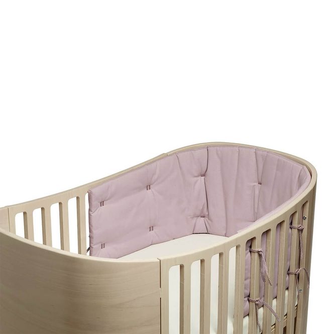 Hovedbilde Leander Classic Kantbeskyttelse til Babyseng rosa